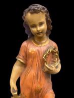 Beeld - Kindje Jezus - 44 cm - Antiek - Gips - 1850-1900, Antiek en Kunst