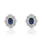 Boucles doreilles - 18 carats Or blanc -  0.64ct. tw., Nieuw