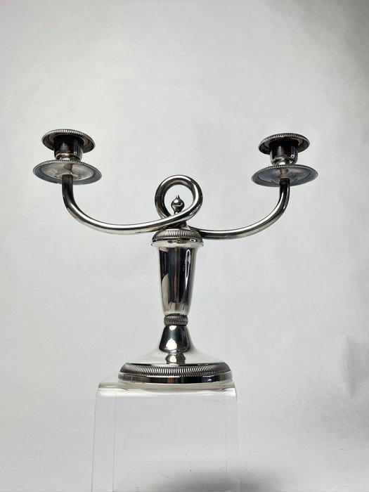 Christofle - Kandelaar Royaumont Collection - Verzilverd, Antiek en Kunst, Antiek | Meubels | Tafels