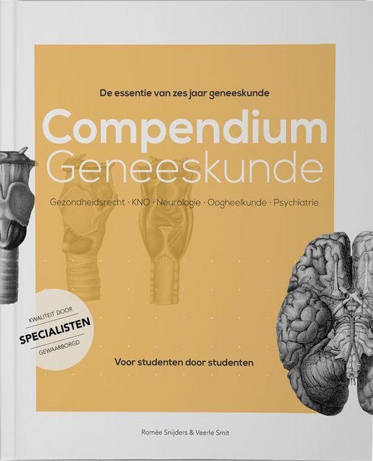 Compendium Geneeskunde deel 1 9789082570908, Boeken, Wetenschap, Zo goed als nieuw, Verzenden