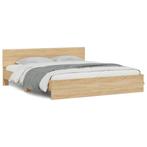 Sonoma Eiken Bedframe 160x200 | Tweede Kansje, Bruin, Verzenden, Overige maten, Overige maten