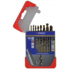 Tivoly coffret 10 forets metal technic a33, Bricolage & Construction, Outillage | Foreuses