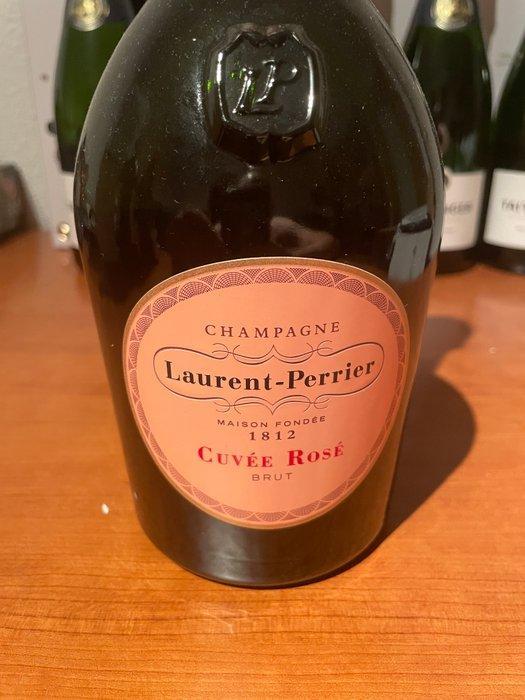 Taittinger x5, Lauren Perrier Rosé - Champagne - 6 Flessen, Verzamelen, Wijnen