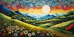 Felix van Horst - Swirling Skies (XXL), Antiek en Kunst