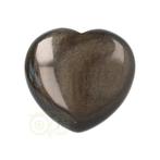 Goud Obsidiaan hart Nr 7 -  27 gram, Verzenden