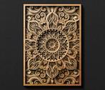 XDB - Handcrafted Layered Wooden Mandala Art – 7-Piece