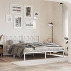 vidaXL Cadre de lit métal sans matelas et tête de lit, Maison & Meubles, Chambre à coucher | Lits, Verzenden, Neuf