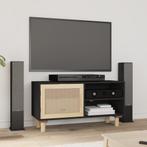 vidaXL Tv-meubel 80x30x40 cm massief grenenhout en rattan, Verzenden
