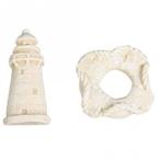 Vuurtoren en Reddingsboei Polyresin Maritiem, Hobby en Vrije tijd, Nieuw