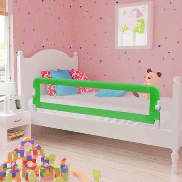 vidaXL Kinderbedhekjes 2 st 150x42 cm groen, Kinderen en Baby's, Traphekjes, Verzenden, Nieuw