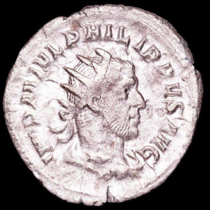 Romeinse Rijk. Philip I (244-249 n.Chr.). Antoninianus Rome,, Postzegels en Munten, Munten | Europa | Niet-Euromunten