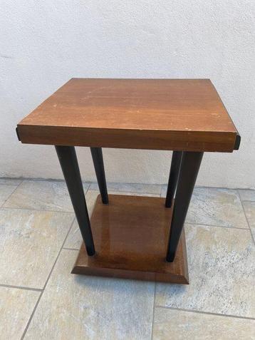 Tafel - Hout, Metaal - rollend dessert, Antiek en Kunst