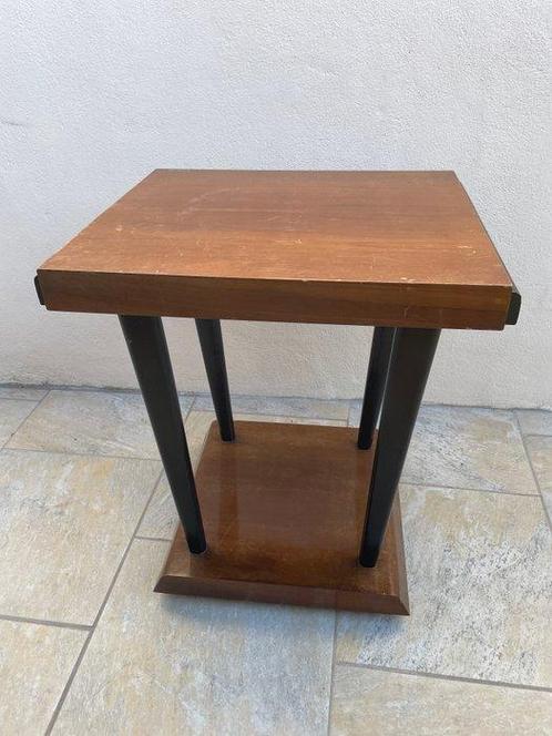 Tafel - Hout, Metaal - rollend dessert, Antiek en Kunst, Curiosa en Brocante