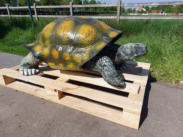 Beeld, reuze schildpad - 45 cm - polyresin