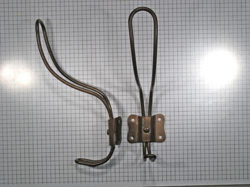 Hoed en jashaak groot, draadmodel, ijzer geroest, Huis en Inrichting, Woonaccessoires | Kapstokken, Nieuw, Overige materialen