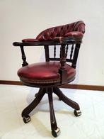 Chaise - Bois, Cuir, Fer - Siège Chesterfield, Antiek en Kunst