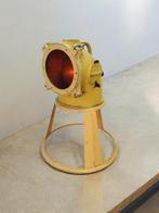 Large Airport Lamp with Base - Staande lamp - Aluminium,, Antiek en Kunst, Curiosa en Brocante