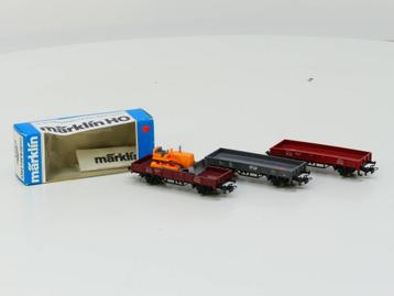 Schaal H0 Märklin 4423 Lage bakwagen, Märklin 4424 Bakwag., Hobby en Vrije tijd, Gebruikt, Overige typen, Ophalen of Verzenden