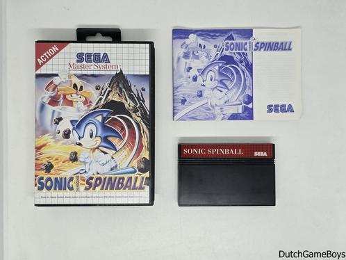 Sega Master System - Sonic The Hedgehog - Spinball, Consoles de jeu & Jeux vidéo, Jeux | Sega, Envoi