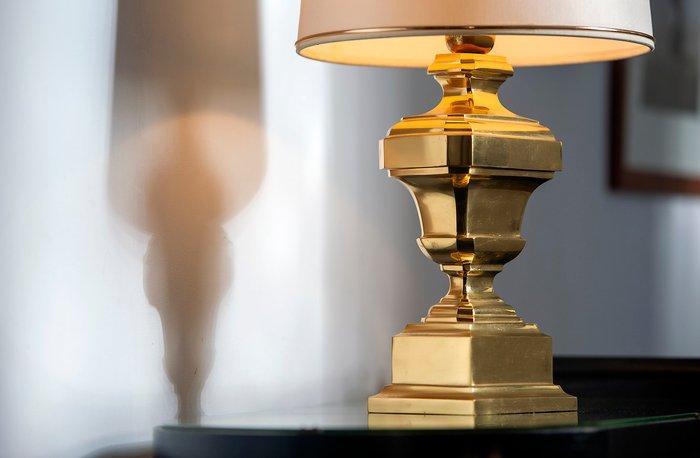 Tafellamp - Gegoten messing - hollywood regency, Huis en Inrichting, Overige Huis en Inrichting