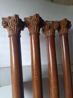 Sculpture, Colonne con capitelli - 154 cm - Bois
