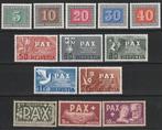 Zwitserland 1945 - Complete PAX serie - SBK 262-274, Timbres & Monnaies, Timbres | Europe | Belgique