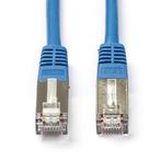 Netwerkkabel | Cat5e F/UTP | 1 meter (100% koper, Blauw), Verzenden