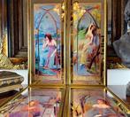 Franklin, France - Alphonse Mucha style - Wandspiegel (4)-