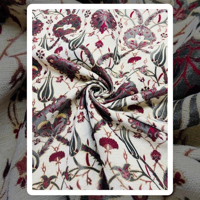 Luxe fluwelen bekledingsstof - Meubelstof - 600 cm - 140 cm, Antiek en Kunst, Antiek | Tapijten, Tafelkleden en Textiel