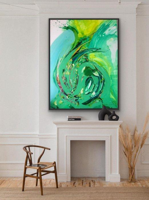 Lina Verano - SPRING - XXL, Antiquités & Art, Art | Peinture | Moderne