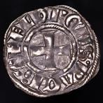 . Principauté dAchaea Florent de Hainaut. Crusader Denier