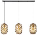 Hanglamp Lucide WOLFRAM -  - 3xE27 - Mat Goud /, Verzenden, Nieuw