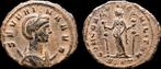 270-275ad Roman Severina Ae antoninianus Concordia standi..., Verzenden