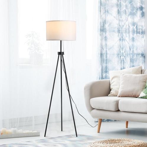Vloerlamplampenkap - Stijlvolle - Modern - Zwart, Huis en Inrichting, Lampen | Vloerlampen, Nieuw, Stof, Ophalen of Verzenden