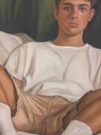 Alexy Berthelot - La lecture 11, Antiek en Kunst, Kunst | Schilderijen | Modern