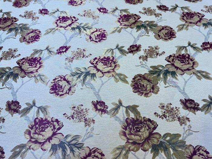Lampassestof in zijde - Meubelstof - 2.5 m - 1.4 m, Antiek en Kunst, Antiek | Tapijten, Tafelkleden en Textiel