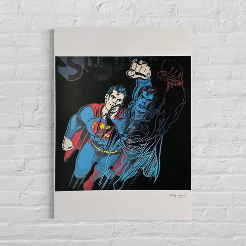 Genummerde Editie ANDY WARHOL Superman Myths, Antiek en Kunst, Kunst | Litho's en Zeefdrukken, Verzenden