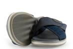 Rieker Slippers in maat 42 Blauw | 5% extra korting, Slippers, Zo goed als nieuw, Rieker, Verzenden