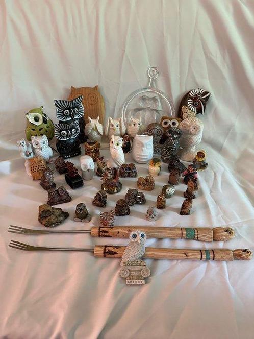 Onbekend - Speelgoed Een groot kavel met 45 uiltjes - Varia, Antiquités & Art, Antiquités | Jouets