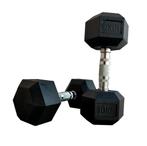 Hexagon dumbbellset - 12,5 kg t/m 20 kg, Sport en Fitness, Verzenden, Nieuw, Armen