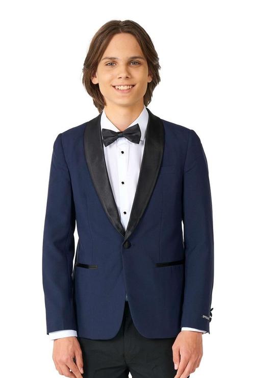 Donkerblauwe Smoking Jongen Tiener OppoSuits, Kinderen en Baby's, Carnavalskleding en Verkleedspullen, Nieuw, Verzenden