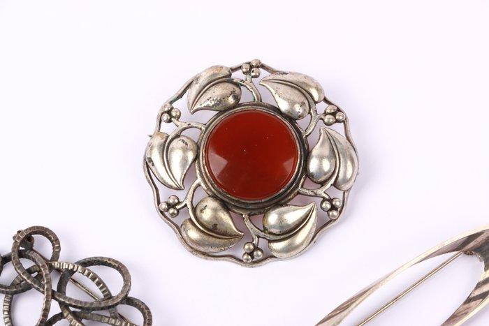 Zonder Minimumprijs - Broche Zilver - Martin Mayer, Handtassen en Accessoires, Antieke sieraden