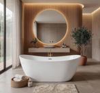 Ligbad Alegre 170 x 78 x 68 cm Vrijstaand Bad wit, Verzenden, Nieuw