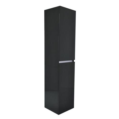 Hoge Kast 160 cm Wiesbaden Vision 160x35x35 Hoogglans Grijs, Doe-het-zelf en Bouw, Sanitair, Bad, Nieuw, Ophalen of Verzenden