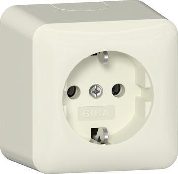 Gira Opbouw SCHUKO Stopcontact 16A 250V - 444012, Doe-het-zelf en Bouw, Elektriciteit en Kabels, Verzenden