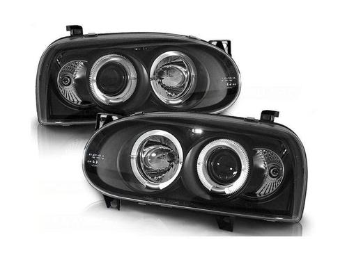 Angel Eyes koplamp units Black geschikt voor VW Golf 3, Autos : Pièces & Accessoires, Éclairage, Envoi