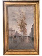 Aurelio Catti (1895-1966) - Paesaggio urbano in autunno