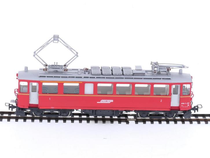 Schaal H0m Lemaco H0m-012 elektrisch treinstel ABe 4/4 No..., Hobby en Vrije tijd, Modeltreinen | H0, Gelijkstroom, Treinset, Zo goed als nieuw
