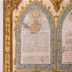 Neogotische lijst, brons - Brons - 1850-1900