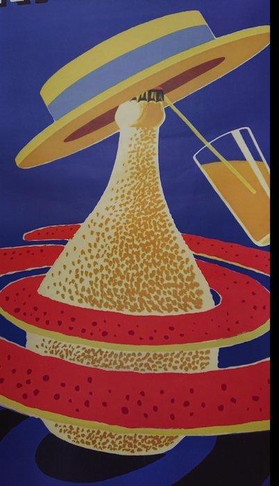 Bernard Villemot - Orangina, espumoso de zumo de naranja,, Antiek en Kunst, Kunst | Tekeningen en Fotografie